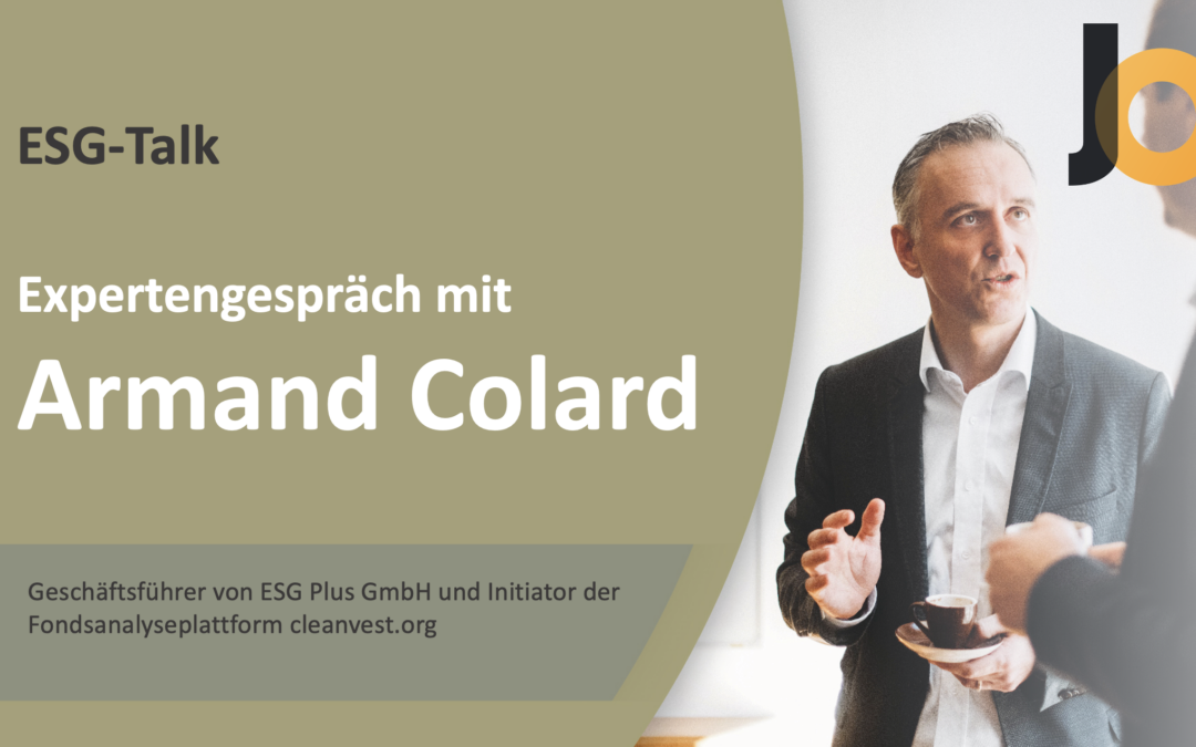 ESG-Talk: Im Gespräch mit Armand Colard